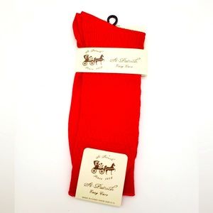 Men’s Red Silky Dress Socks
